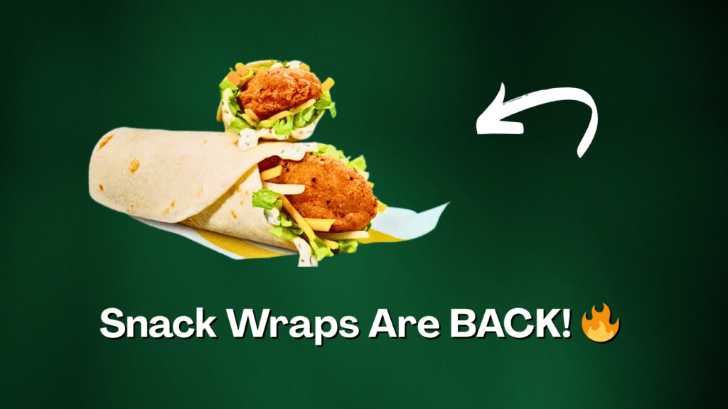 mcdonald's snack wrap